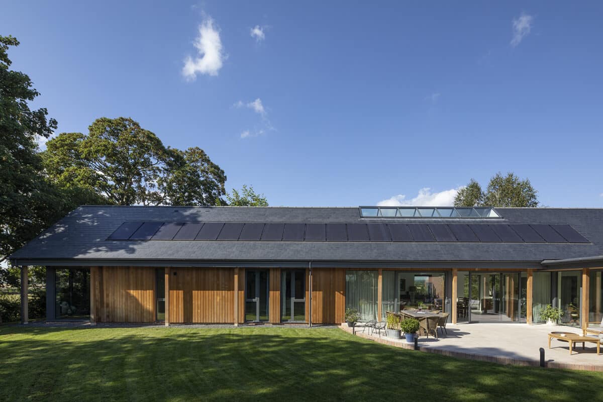 New contemporary family home, in Ledbury, Herefordshire by Communion Architects