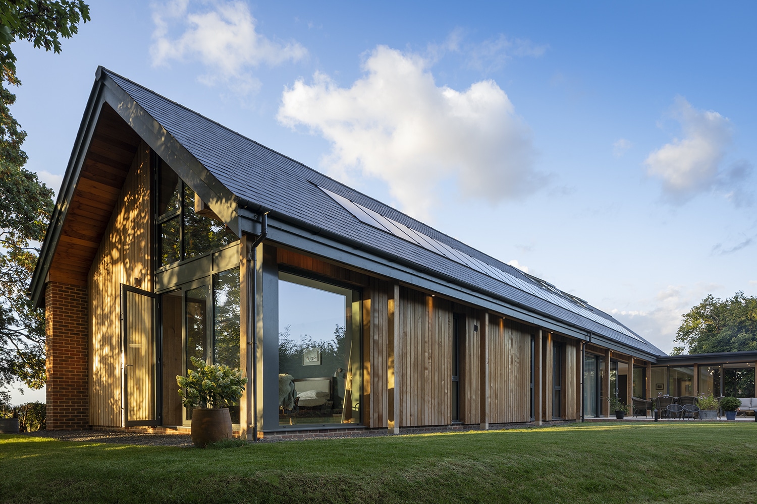 New contemporary family home, in Ledbury, Herefordshire by Communion Architects